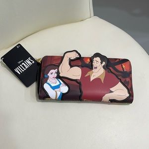 Loungefly & Disney Villains Gaston Large Ziparound Wallet